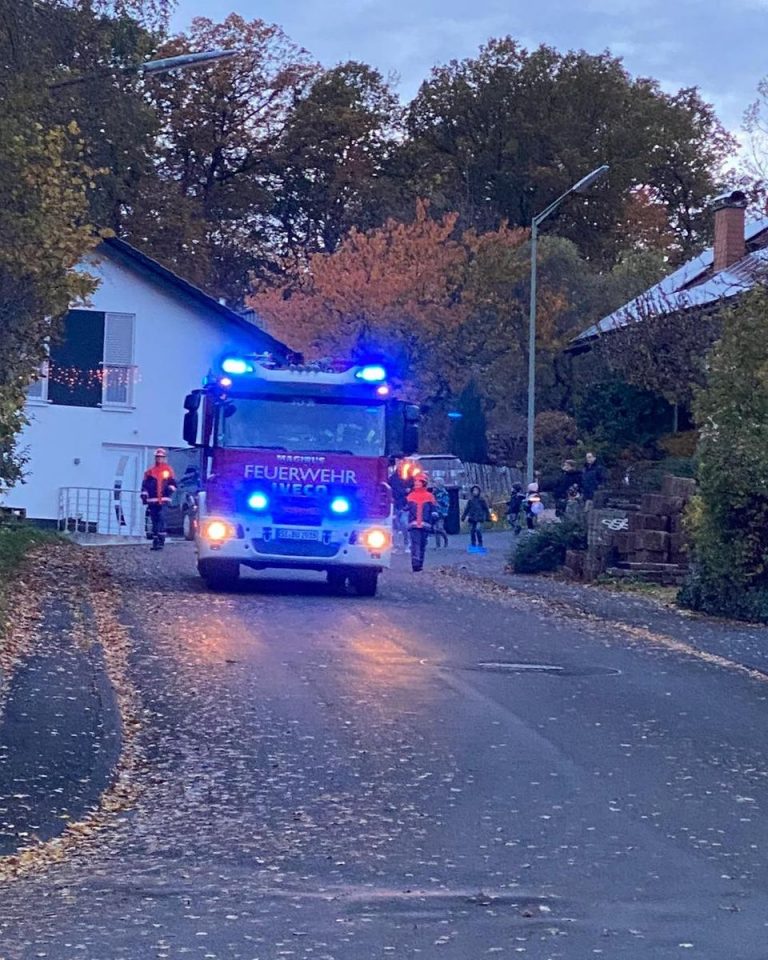 Absicherung Laternenumzug